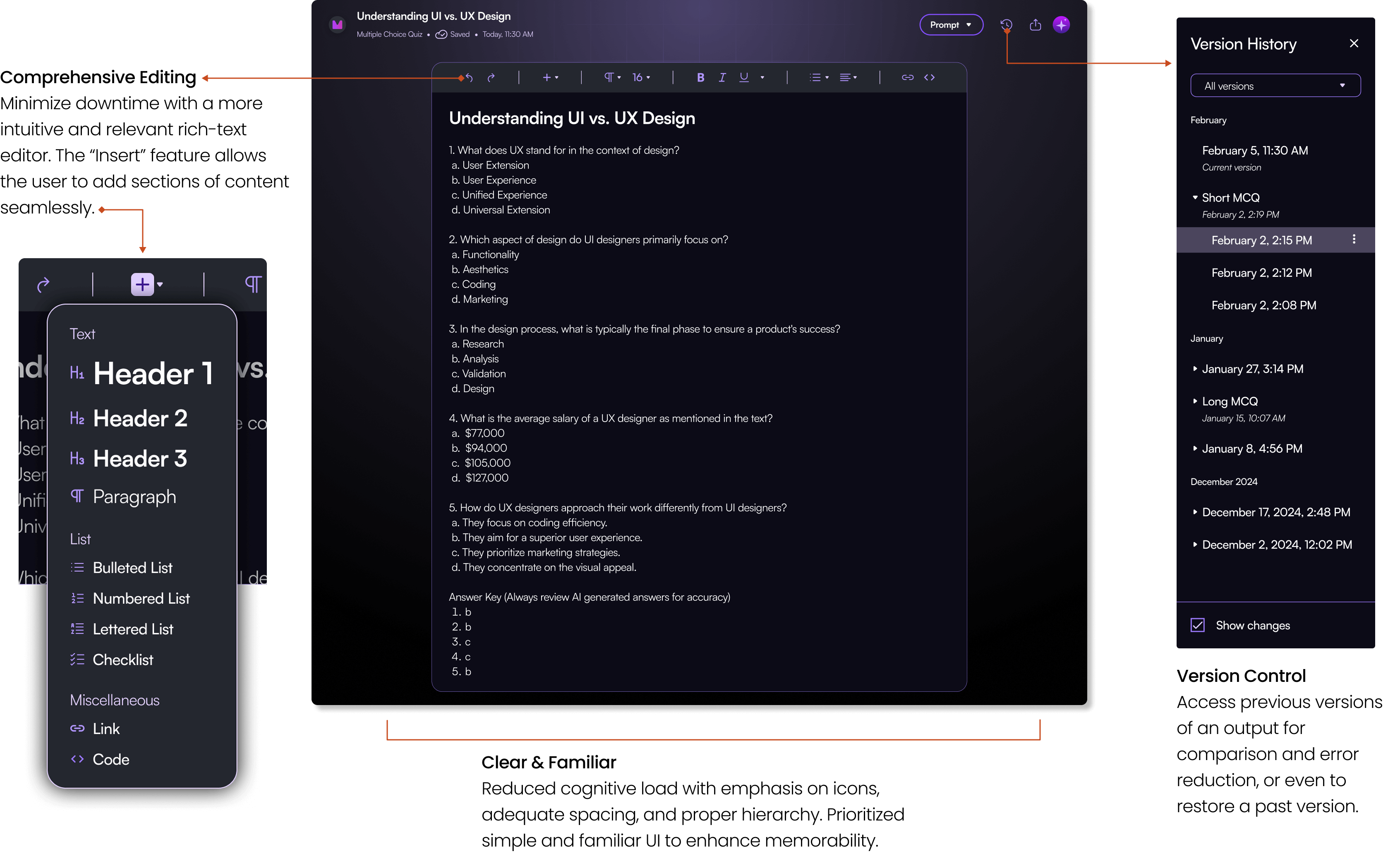 Editor Design